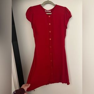 Reformation Button-up Mini Dress